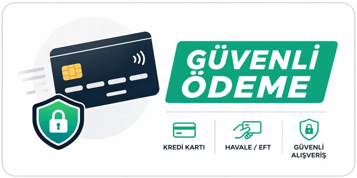 Kolay Ödeme Seçeneği - Kredi Kartı ve Havale