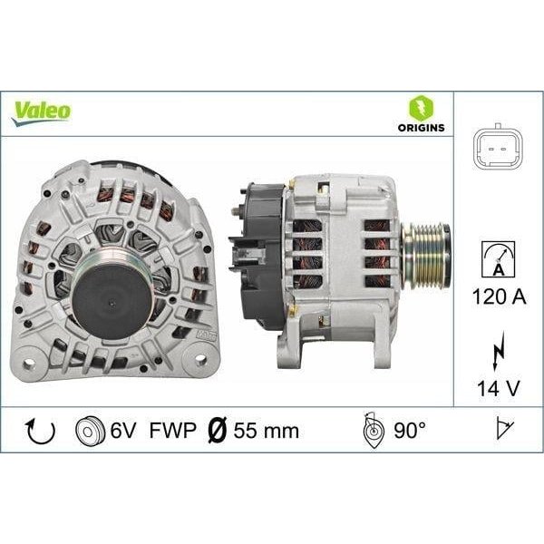 DACİA SANDERO ŞARJ DİNAMOSU 12V 125 AMPER (L DFM UÇLU)