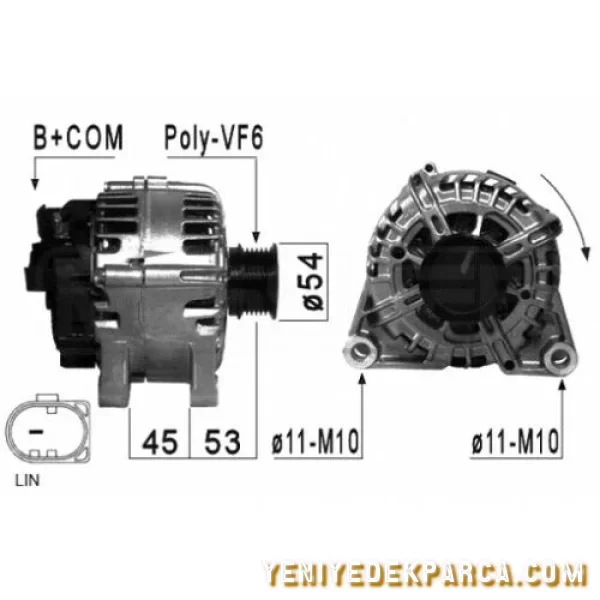 VOLVO S40  ŞARJ DİNAMOSU